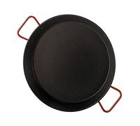 Garcima Paellera Valenciana Antiadherente para 14 Personas 50 cm, Acciaio, Nero, 6 unità