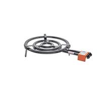 Garcima - Anello gas butano/propano con uscita gas, 50 cm, colore: Nero