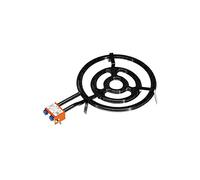 Garcima Gas Naturale Anello con Gas di Scarico Laterale, 50 cm, Colore: Nero, Confezione da 2