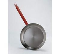 Garcima La Ideal Padella Piana, Ferro spazzolato, 26 cm