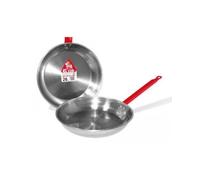 Garcima Padella Piana, Metallo, Silver, 40 cm, 12 unità