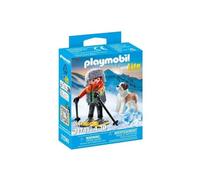 GARÇON EN RAQUETTE +ST BERNARD PLAYMOBIL PLL71741