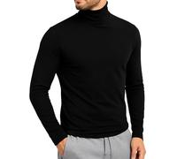 GARDA - 3pz Maglietta Uomo Manica Lunga, Collo Alto, Lupetto, Intimo Uomo 100% Caldo Cotone Art. 6317