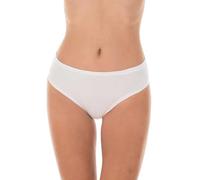 GARDA - 6 Slip Donna Vita Media, Slip Midi in Cotone Elasticizzato Art. 3902 (Bianco, 3/S)
