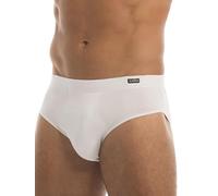 GARDA - 6 Slip Midi Uomo in Cotone Bielastico, Slip Medio Elastico Ricoperto 3471 (Bianco, 4/M)