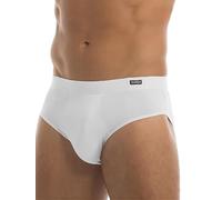 GARDA - 6 Slip Midi Uomo in Cotone Bielastico, Slip Medio Elastico Ricoperto 3471 (Bianco, 5/L)