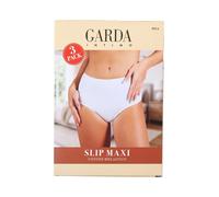 Garda Confezione da 3 maxi slip in cotone bielastico - nero