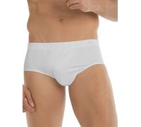 GARDA Ginni - 6 Slip Alti Uomo Cotone Bielastico, Slip Alto Elastico Ricoperto 2084 (Bianco, 4/M)