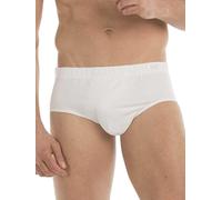 GARDA Ginni - 6 Slip Alti Uomo Cotone Bielastico, Slip Alto Elastico Ricoperto 2084 (Bianco, 7/XXL)