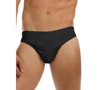 GARDA Ginni 6 Slip Uomo Basso Cotone, Slip Basso Elastico Ricoperto Art. 2080 (Nero, 4/M)