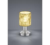 GARDA LAMPADA TAVOLO DIFFUSORE IN TESSUTO ORO H. 18CM D. 9,5CM