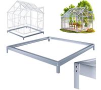 Gardebruk® Base per Serra fondamenta per Serre acciuaio zincato Telaio Base Materiali di Montaggio Fissaggio al Suolo, Modello: