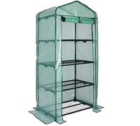Gardebruk Serra da Giardino 0,34m² 158x49x69cm 4 Ripiani Porta Arrotolabile per Piante Orto Verdure