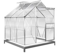 Gardebruk Serra da Giardino 3,6m² 190x195cm Alluminio Finestra 5,8m³ con Base Orto Piante Esterno