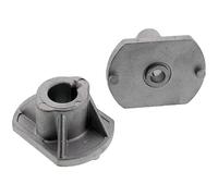 GARDEMAX Portacoltelli compatibile con trattori da giardino Castel Garden e Stiga, diametro interno 20 mm, altezza 36 mm, attacco lama per trattorino tosaerba