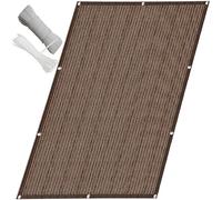 Garden 240 x 280 cm - Copertura per recinzione resistente e impermeabile, con fascette e protezione dal vento, marrone, perfetta per aree esterne e decorazione del cortile