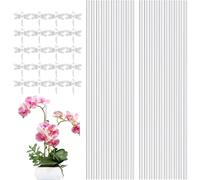 Garden Acrylic Stakes - Pacchetto di 20 Pali di Supporto per Piante E Nomi per Nomi | Calzatura di Marcatori di Fiori per Uso Interno Ed Esterno, Ideale per Le Rose, Guisant