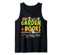 Garden And Book Is My Happy Place Libri Giardino Canotta