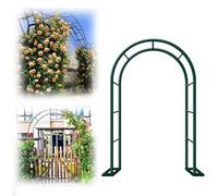Garden Arch for Climbing Plants Metal Pergola for Vines & Roses Outdoor Décor for Weddings & Patios Green 2.4x2.5x0.4m Arco Da Giardino