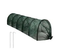 Garden Bed Greenhouse, 2-in-1 Portable Tunnel Shade Cover, Sun Protection Row Hoop, Compact Small Gardening Accessory for Backyard, Balcony, Terrace, Outdoor Plant Care