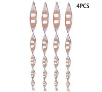Garden Bird Deterrent 4 pezzi | Spiral Rotating Reflective Solution for Birds/Wildlife | Hanging Decoration for Farm/Balcony/Fruit Trees | PVC Material, Sturdy & Weatherproof