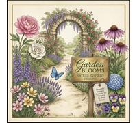 Garden Blooms and Nature-Inspired Designs: Relaxing Garden Flowers, Botanical Illustrations, Nature Patterns, Bouquets, Wreaths, and Floral Designs for Stress Relief and Creative Expression