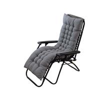 Garden Chair Cushion - Soft Recliner & Rocking Chair Cushions Long Bench Cushion Multiple for Outdoor Furniture (Grey 53 x 170 cm) 1 pezzo