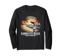 Garden City Beach SC Dolphin Sunset - Viaggio costiero Maglia a Manica