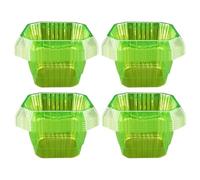 Garden Cloches For Plants - 20-Piece Protective Reusable | 8.66x4.92x5 Dome Vegetable Protector | Snail Collar Caps For Flower Salad Seedling Planting Growing Outdoor Nursery ABS Material12 Inch Each