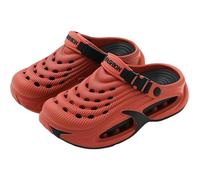 Garden Clogs for Women Men, Arch Support Clogs Summer, Lightweight Slip-On Garden Shoes, Quick-Dry Beach Sandals (Red,40)