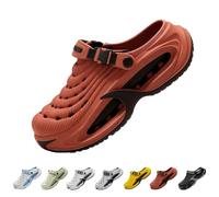 Garden Clogs for Women Mens, Classic Clog for Men & Women, Water Shoes | Leisure Clogs with Heel Strap, Summer Beach Shoes with Hollow Thick Sole