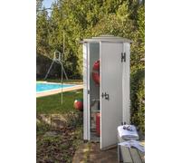 GARDEN COTTAGE URBAN 80 MOBILI DA GIARDINO PORTATTREZZI CONTAINER CM.L82xP82x203
