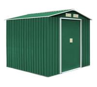F & R Casetta ricovero porta attrezzi Box in lamiera Capanno giardino 340x319x210H