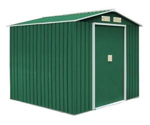 GARDEN COTTAGE CONTAINER METALGREEN CM. L340xP319xH210 CASETTA PREFABBRICATO