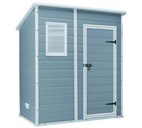 Keter Casetta da giardino Manor Pent 6x4 in resina Grigia - K217314