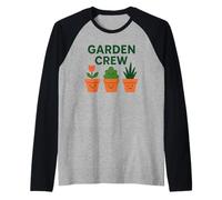 Garden Crew Cute Houseplants Plant, Lover Funny Gardener Maglia con Maniche Raglan