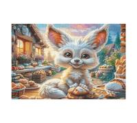 Garden Cute Cat Puzzle 1000 Pezzi Rompicapo Antistress Ufficio Luminous Enchanted Beasts Pausa Lavoro Rilassante Attività Per Team Building Regalo Per Colleghi Di Lavoro 1000 PCS