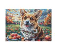 Garden Cute Corgi Puzzle 300 Pezzi Rompicapo Per Ragazzi Splendid Celestial Critters Gioco Educativo Sfida Intelligenza Creativa Idea Regalo Per Figlio A Natale 300 PCS