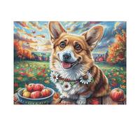 Garden Cute Corgi Puzzle 500 Pezzi Per Adulti E Ragazzi Splendid Celestial Critters Gioco Educativo Intelligente Rilassamento Pressione Ridotta Idea Regalo Natale 500 PCS