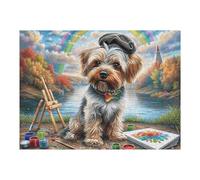 Garden Cute Dog Puzzle 500 Pezzi Gioco Creativo Per Ragazzi Splendid Celestial Critters Intelligenza Educativa Rompicapo Idea Regalo Per Figlio A Natale E Compleanno 500 PCS