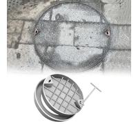 Garden D Access Covers con gancio di sollevamento e copertura rotonda per acque reflue (50 cm) coperchio per pozzetto per fossa settica interrata