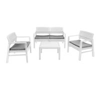 SET SALOTTO RATTAN KILIMANJARO BIANCO