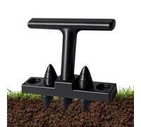 Garden Dibber, Ergonomic T Handle Seedling Transplanting Tool with Depth Markers for Precise Planting, Durable Soil Hole Maker for Raised Beds Vegetable Garden Yard Balcony Beginners Use
