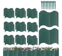 Garden Edging Border, Flessibile Garden Fence, Protective Removable Edging Panel, Decorative Flower Bed Barrier for Yard, Backyard, Lawn, Patio, Driveway, 14 x 15 x 2 cm
