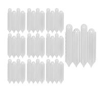 Garden Edging, Decorative Fence Yard, Interlocking Animal Barrier, Rust-Proof Yard Fencing, Easy Assembly, 10 Sets, Outdoor Patio Flower Bed Use, 30x21x1cm White, Black, Brown, Green