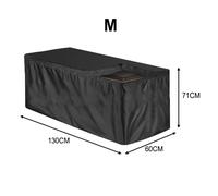 Garden Essentials Protezione Resistente 210D Impermeabile Box Cover Nero