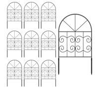 Garden Fence, Flower Edging, Privacy Panels, Long-Lasting Metal Build, 22.05x12.99x0.39 Inch Rust Proof Coating, Yard Decoration, Pet Barrier, Landscaping Border, Flower Bed Divide
