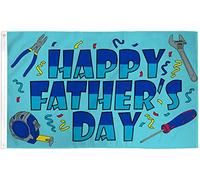 Garden Flag Buon Compleanno Festa Del Papà In Poliestere Durevole Bandiera Decor Bandiere Pirata Per Bar Esterno Home 3X5Ft