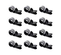 Garden Flag Clips, 12-Piece Adjustable Flagpole Clip, Anti-Wind Clamps, Easy Installation for Indoor and Outdoor Use, Perfect for Backyard, Patio, Lawn, Event Decoration