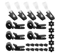 Garden Flag Clips, Windproof Flag Stoppers, Flagpole Fixing Set, Outdoor Secure Holders, for Homeowners Gardeners Camping School Porch Parties Tailgating Backyard Celebrations Lawn Park Use Statable